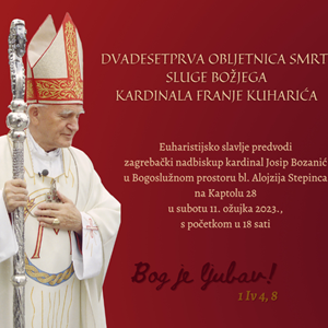 Dvadesetprva obljetnica smrti sluge Božjega kardinala Franje Kuharića